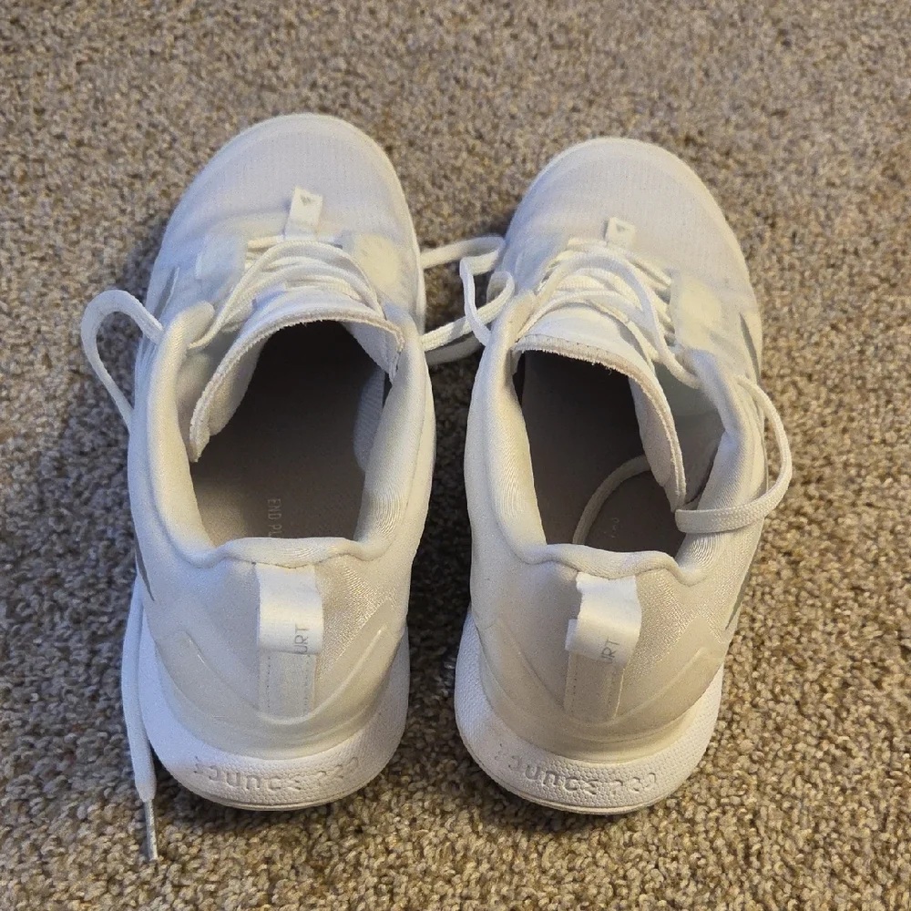 adidas White and Silver Men's Shoes - Picture 3 of 5